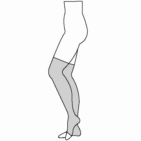 Fashion Plus Above Knee, Open Toe [Beige] - DISCONTINUED