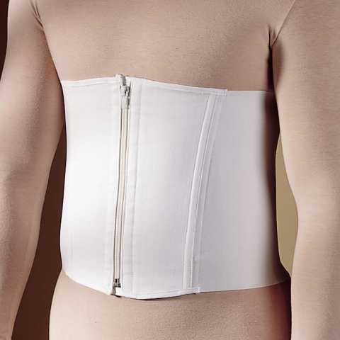 Elastic Binder w/Zipper Front