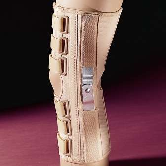 Elastic Lightweight Hook 'n Pile Hinged Knee Brace - SALE