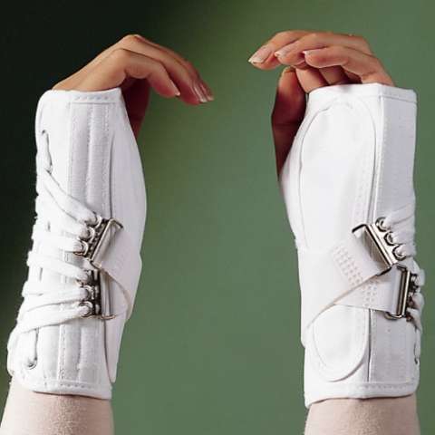 Canvas Lace Cock-up Wrist Splint (Left)