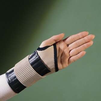 Workaday Single-Strap Wrist Support [Tan] (Left)