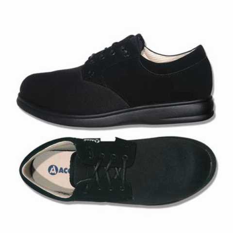 Acor Comfort Street Walking Shoes (Black Lycra) - DISCONTINUED