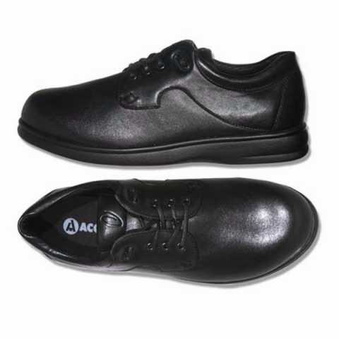 Acor Spring Street Walking Shoes (Black Leather) - DISCONTINUED