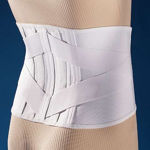 Cinch-Pull Wraparound Lumbosacral w/Steel Stays
